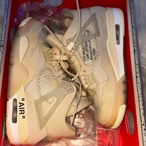 Jordan 4 Retro Off - White Sail (W)